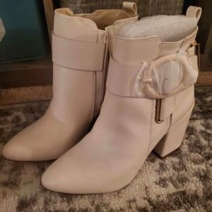 BRAND NEW!!*** classy comfy Womens Eloise BOOTIES (in bone color)